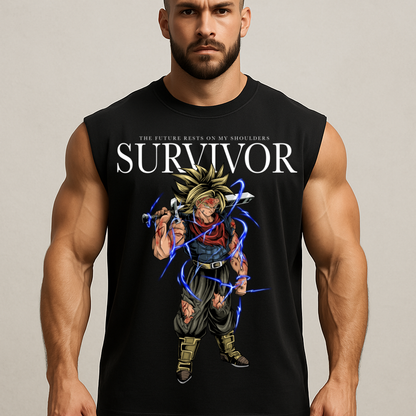 Future Trunks - Sleeveless Oversized Tee
