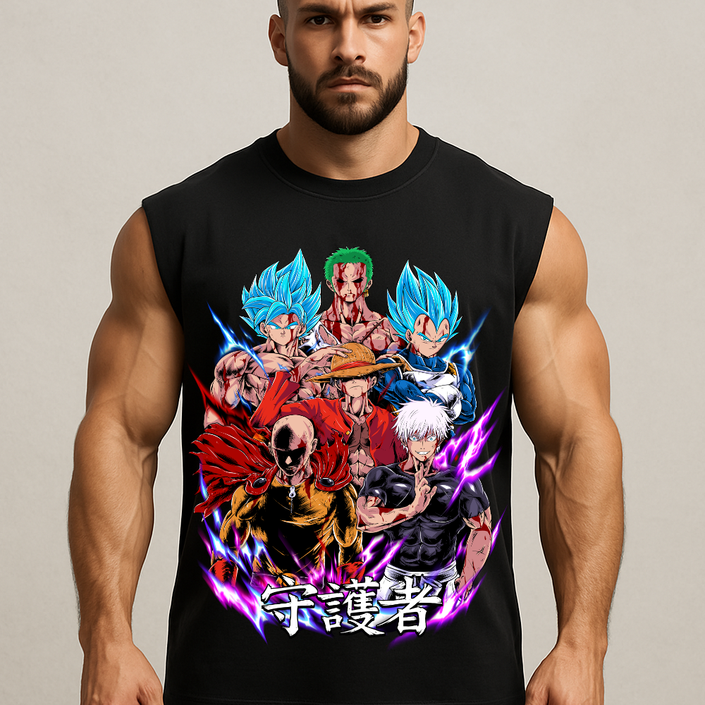 Anime Goats - Sleeveless Oversized Tee