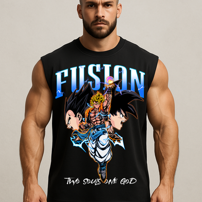Gogeta Fusion - Sleeveless Oversized Tee