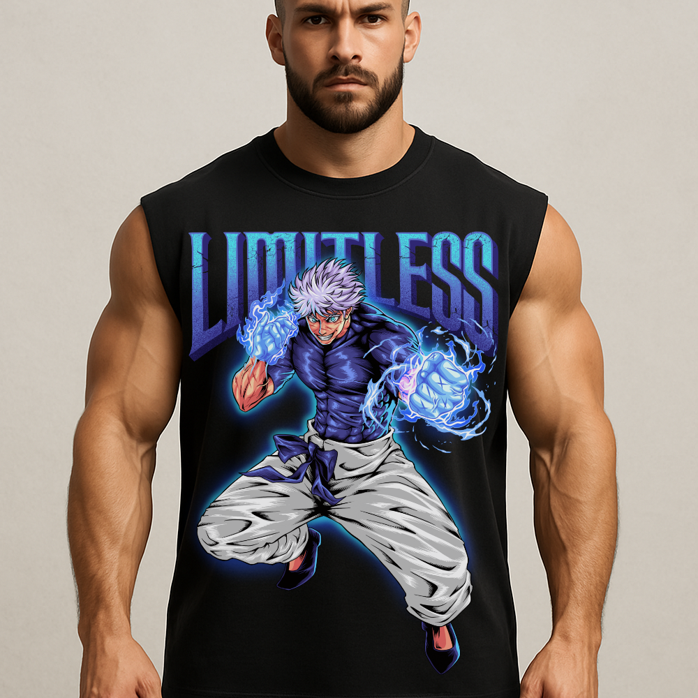 Gojo Limitless - Sleeveless Oversized Tee