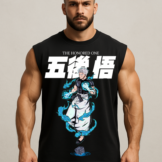 Gojo Satoru - Sleeveless Oversized Tee