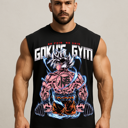 Goku's Gym - Sleeveless Oversized Tee