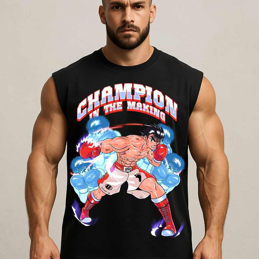 Hajime No Ippo - Sleeveless Oversized Tee