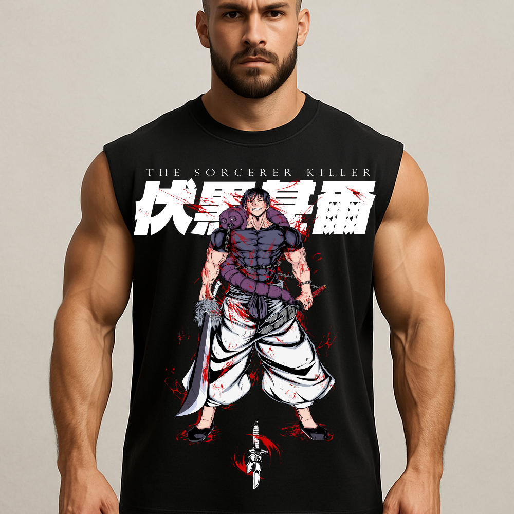 Toji Fushiguro - Sleeveless Oversized Tee