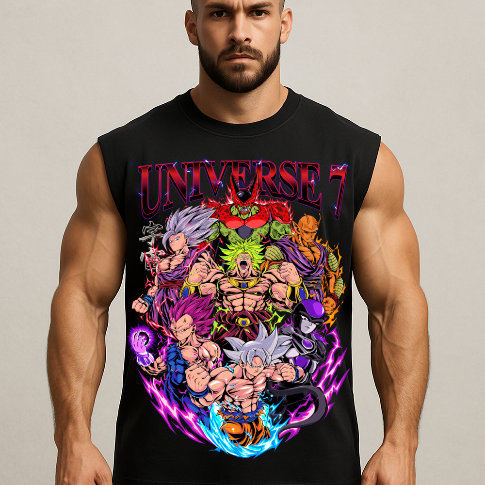 Universe 7 - Sleeveless Oversized Tee