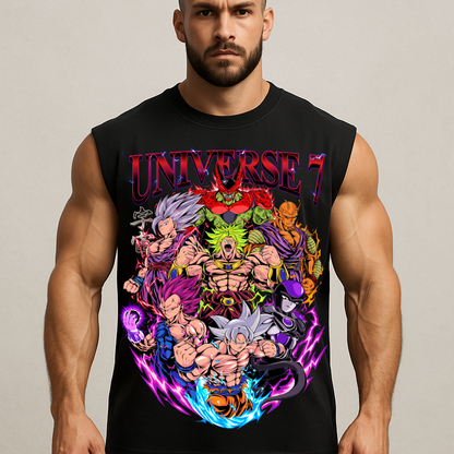 Universe 7 - Sleeveless Oversized Tee