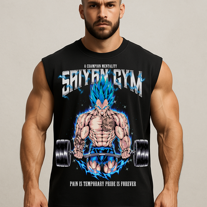 Saiyan Gym - Sleeveless Oversized Tee
