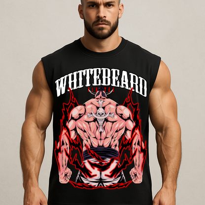 Whitebeard Pirates - Sleeveless Oversized Tee