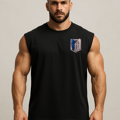 Wings of Freedom - Sleeveless Oversized Tee