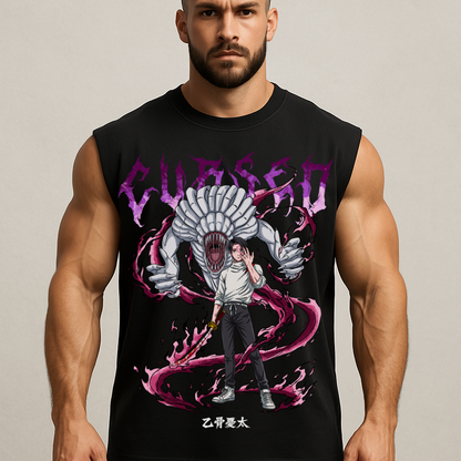 Cursed - Sleeveless Oversized Tee