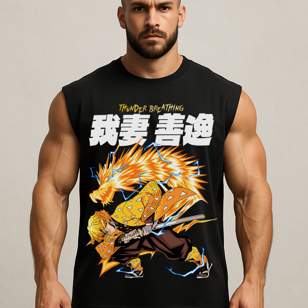 Zenitsu - Sleeveless Oversized Tee