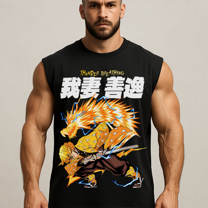 Zenitsu - Sleeveless Oversized Tee