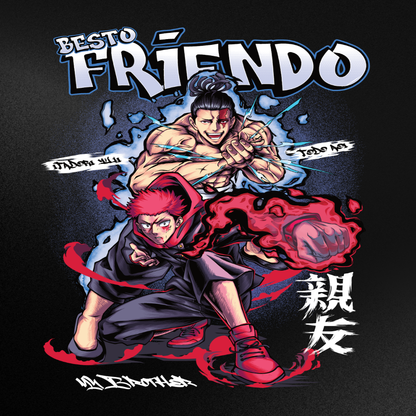 Besto Friendo (Backprint) - Oversized Shirt