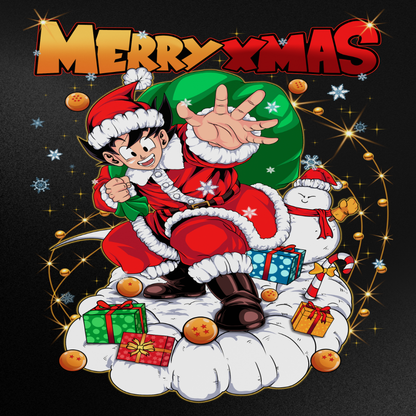Merry Xmas Goku - Oversized Hoodie