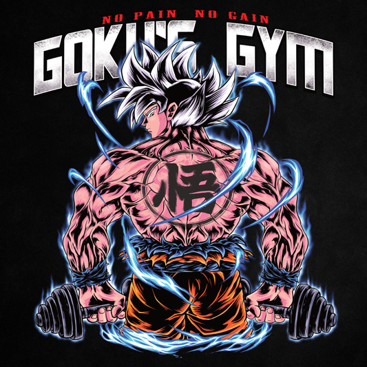 Goku's Gym (Backprint) - Oversized Shirt