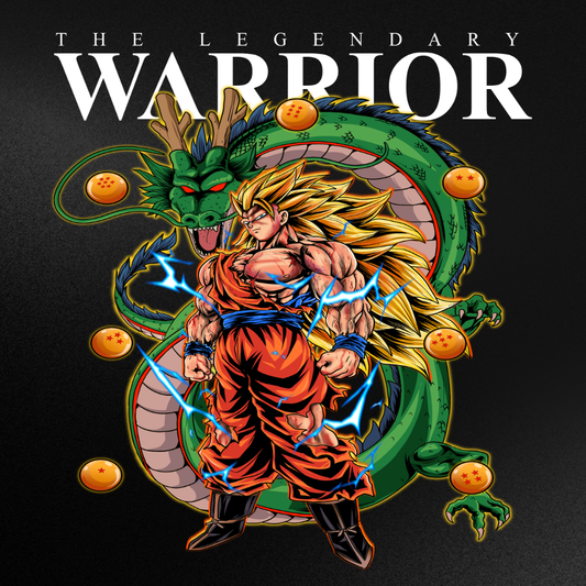 Warrior SSJ3 Goku - Oversized Zipper