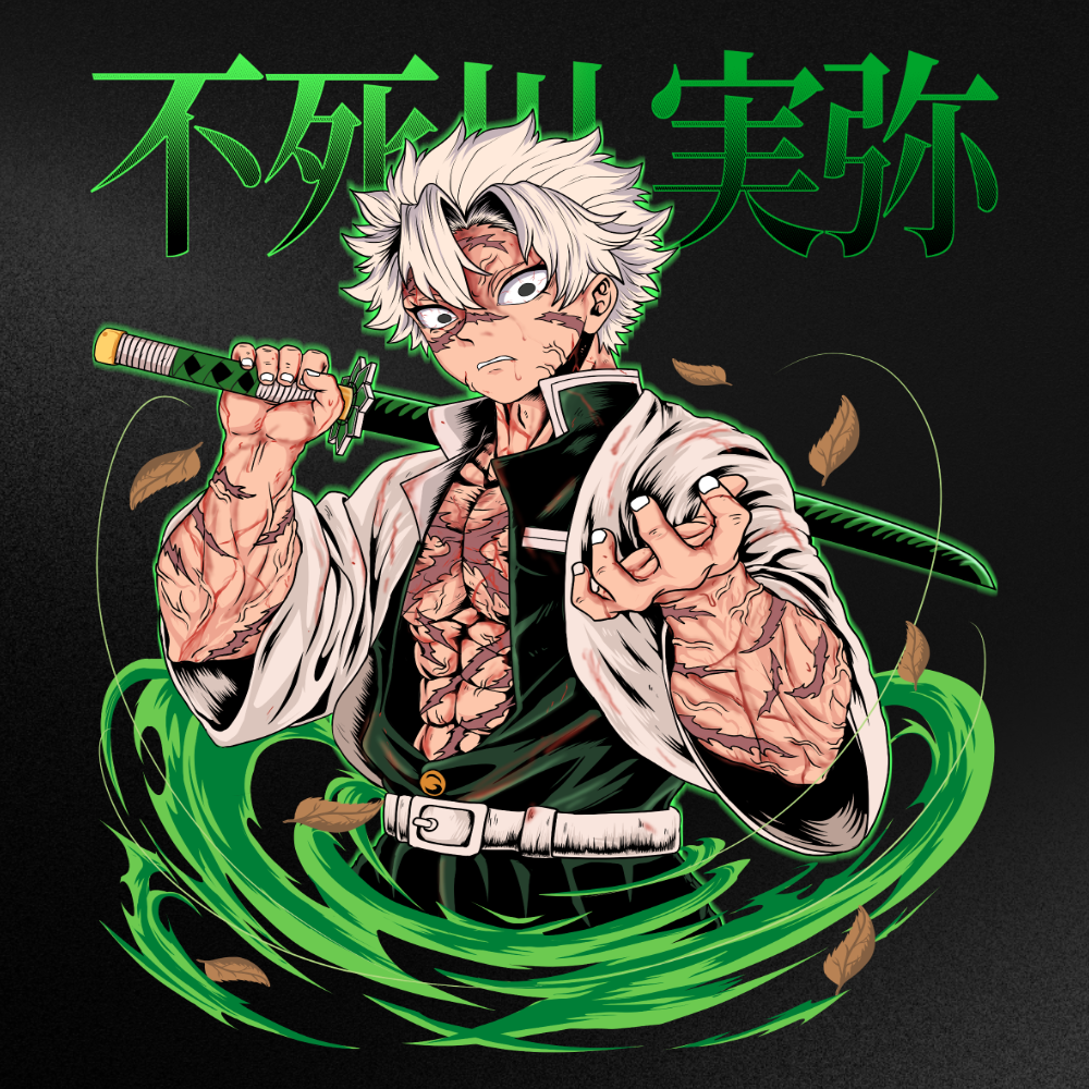 Sanemi Shinazugawa - Premium Hoodie