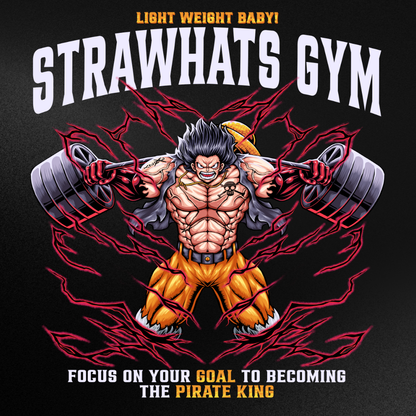 Strawhats Gym - Sleeveless Oversized Tee