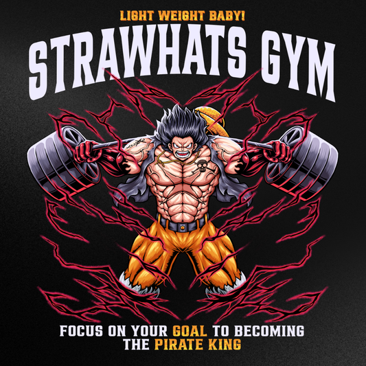 Strawhats Gym - Sleeveless Oversized Tee