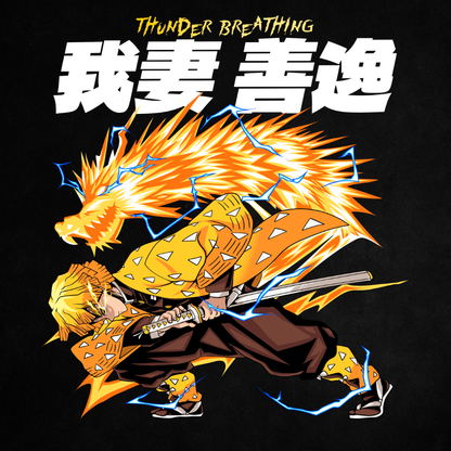 Zenitsu (Backprint) - Oversized Shirt