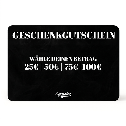 Gymotec Geschenkgutschein