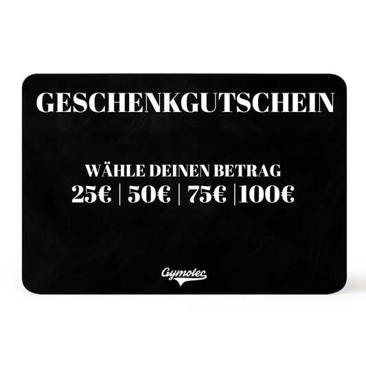 Gymotec Geschenkgutschein