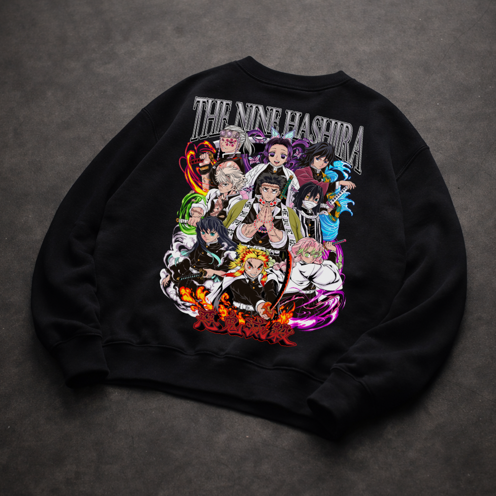 Nine Hashira (Backprint) - Sweatshirt