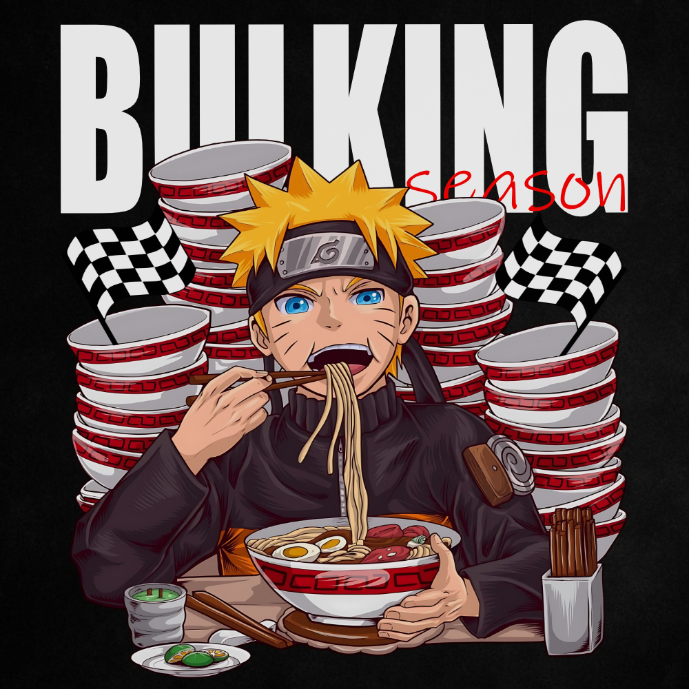 Ninja Bulking (Backprint) - Premium Hoodie