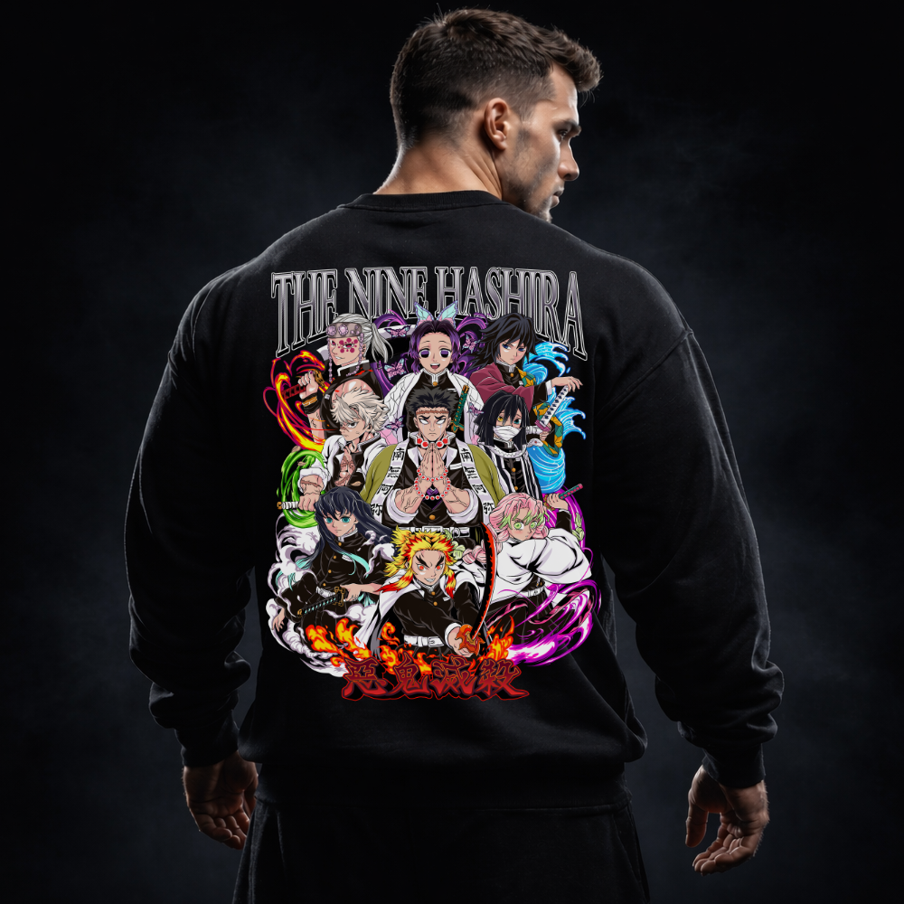 Nine Hashira (Backprint) - Sweatshirt