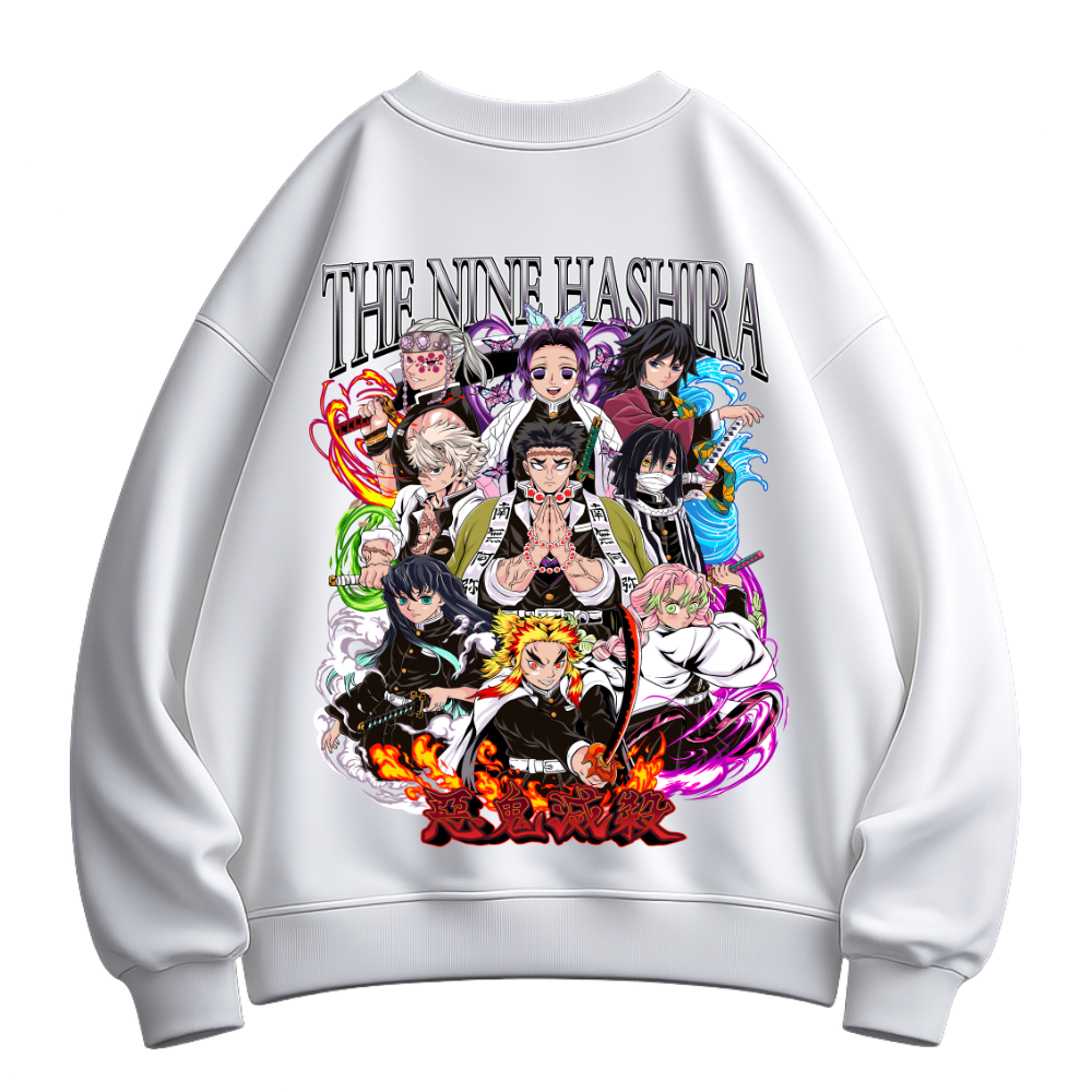 Nine Hashira (Backprint) - Sweatshirt